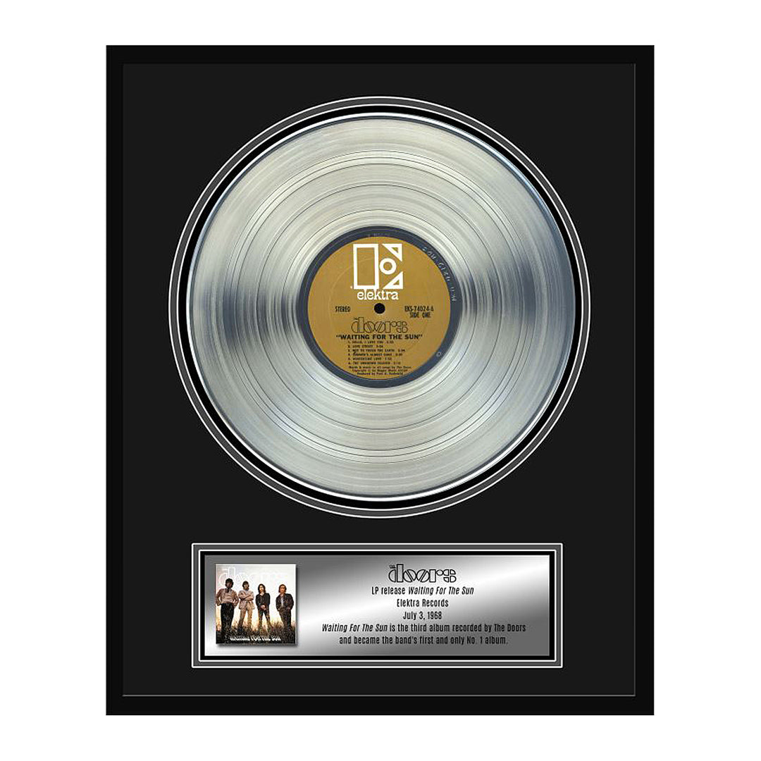 Doors, The The Doors Collectible Framed Waiting For The Sun Album Award 22x18” 3 Doors, The The Doors Collectible Framed Waiting For The Sun Album Award 22x18”