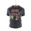 AC/DC Collectible 2021 Kurt Adler T-Shirt 3.5 " Christmas Tree Holiday Ornament In Gift Box