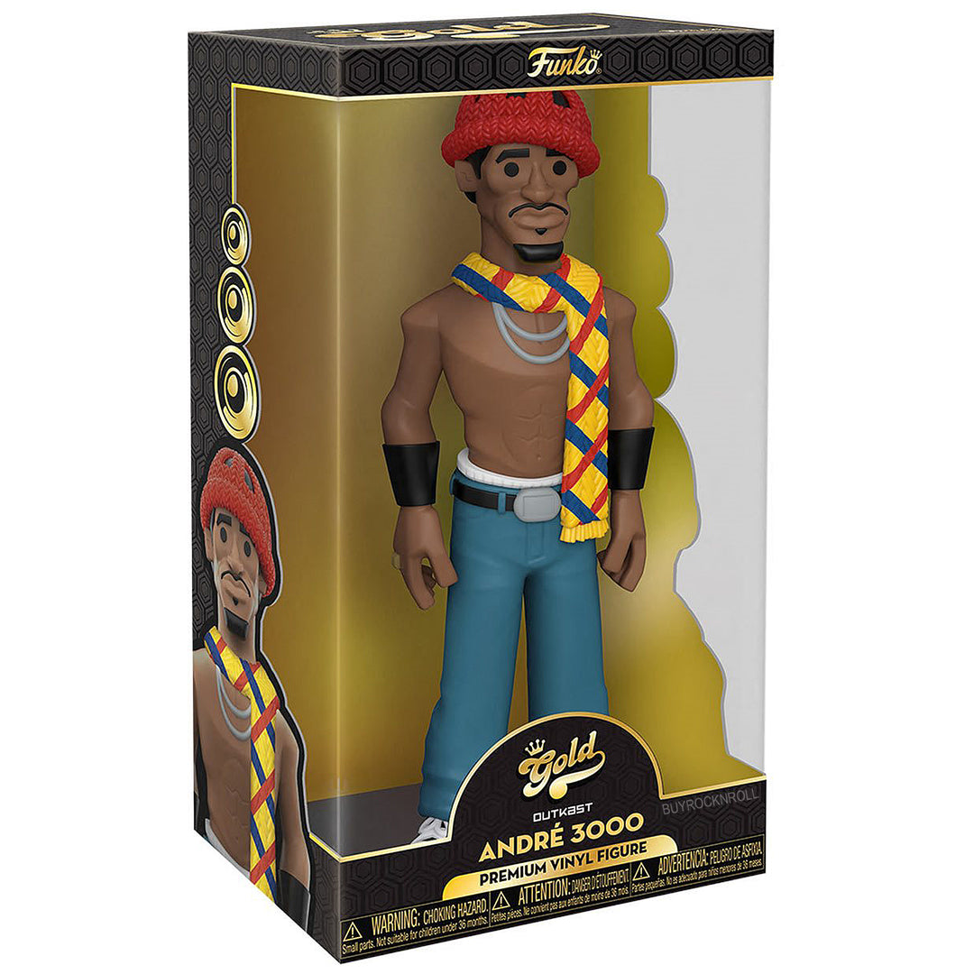 Outkast Collectible Handpicked 2021 Funko Premium Vinyl Gold Andre 3000 12" Figure 4 Outkast Collectible Handpicked 2021 Funko Premium Vinyl Gold Andre 3000 12" Figure