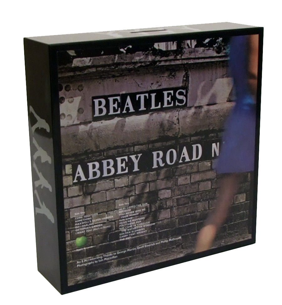 Factory Entertainment The Beatles Collectible 2013 Factory Abbey Road LP Record Album Cover Coin Bank 4 Factory Entertainment The Beatles Collectible 2013 Factory Abbey Road LP Record Album Cover Coin Bank