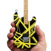 Axe Heaven EVH Black & Yellow VH2 "Bumblebee" Eddie Van Halen Mini Guitar Replica Collectible