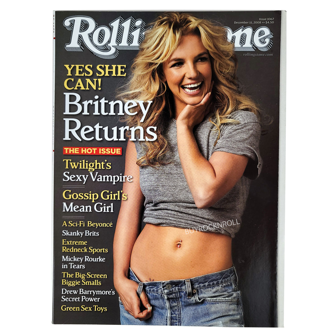 Britney Spears Collectible Rolling Stone Magazine December 11th 2008 #1067 3 Britney Spears Collectible Rolling Stone Magazine December 11th 2008 #1067