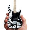 Axe Heaven EVH Black & White VH1 Eddie Van Halen Mini Guitar Replica Collectible