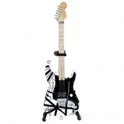 Axe Heaven EVH Black & White VH1 Eddie Van Halen Mini Guitar Replica Collectible