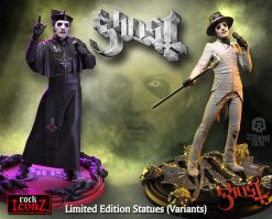 Ghost Collectible 2021 KnuckleBonz Cardinal Copia Variants (Bundle Of 2) Rock Iconz Statue Set