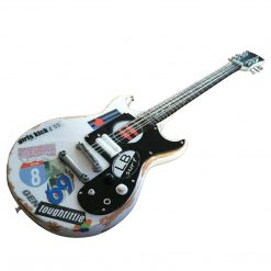 Joan Jett Collectible Axe Heaven Joan Jett &The Blackhearts "Girls Kick Ass" Tribute Miniature Guitar Model