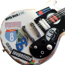 Joan Jett Collectible Axe Heaven Joan Jett &The Blackhearts "Girls Kick Ass" Tribute Miniature Guitar Model