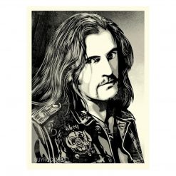 BuyRockNRoll Motorhead Collectible 2021 Obey Giant Lemmy Damaged Case Screen 18x 24 Print Limited Edition 550
