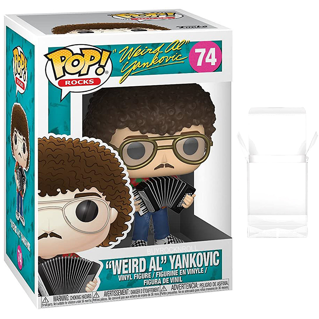 Al Yankovic Collectible 2018 Funko Pop! Rocks Weird Al Figure #74 In Protector 3 Al Yankovic Collectible 2018 Funko Pop! Rocks Weird Al Figure #74 In Protector