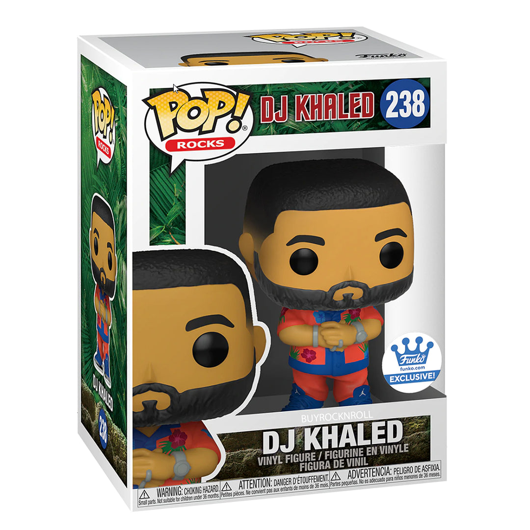 DJ Khaled 2021 Handpicked Funko Shop Exclusive Pop Rocks Figure #238 In Protector Display 4 DJ Khaled 2021 Handpicked Funko Shop Exclusive Pop Rocks Figure #238 In Protector Display