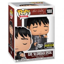 Elvis Presley Collectibles Funko Pop Rocks 4 Figure Set: '68 Comeback, Blue Hawaii & Jailhouse Rock