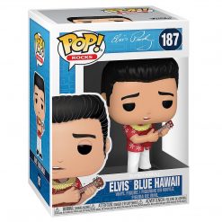 Elvis Presley Collectibles Funko Pop Rocks 4 Figure Set: '68 Comeback, Blue Hawaii & Jailhouse Rock