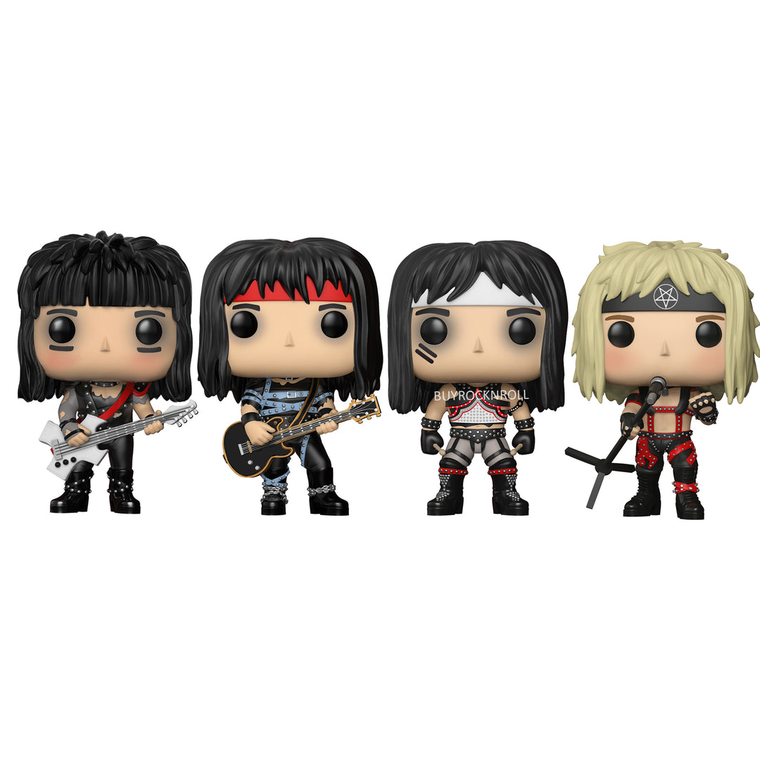 Motley Crue Collectible Handpicked 2018 Funko Pop! Rocks Figure Set In Protectors 4 Motley Crue Collectible Handpicked 2018 Funko Pop! Rocks Figure Set In Protectors