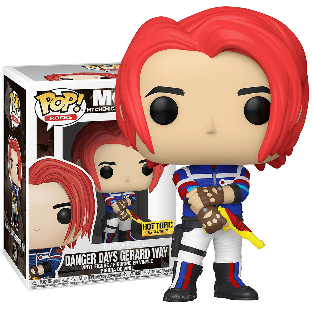 MCR Collectible 2020 Funko Pop! Rocks Gerard Way Hot-Topic Danger Days Figure #181 3 MCR Collectible 2020 Funko Pop! Rocks Gerard Way Hot-Topic Danger Days Figure #181