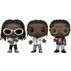 Pop Rocks! MIGOS Handpicked Funko POP Rocks Figure Set - Offset, Quavo, Takeoff - In Protectors