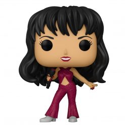 Selena Collectible 2021 Handpicked Funko Pop Rocks #205 Burgundy Outfit Glitter Figure In Protector