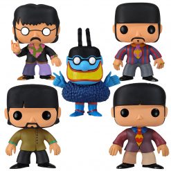 Beatles, The Rare Beatles Collectible 2012 Funko Pop! Rocks Yellow Submarine 5 Figure Set