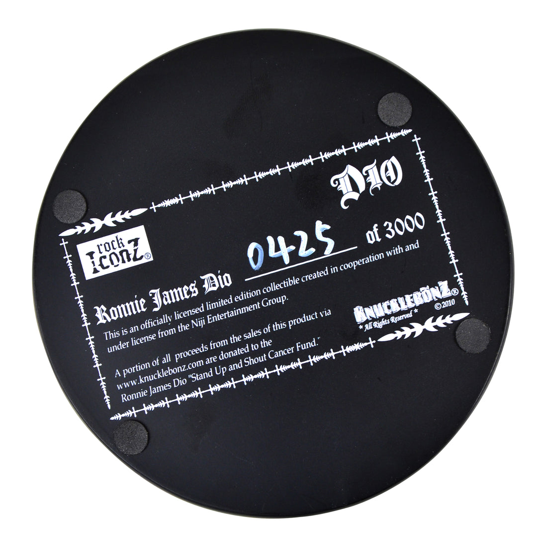 Black Sabbath Collectible: 2010 Knucklebonz Rock Iconz Ronnie James Dio Statue SOLD OUT! 11 Black Sabbath Collectible: 2010 Knucklebonz Rock Iconz Ronnie James Dio Statue SOLD OUT!
