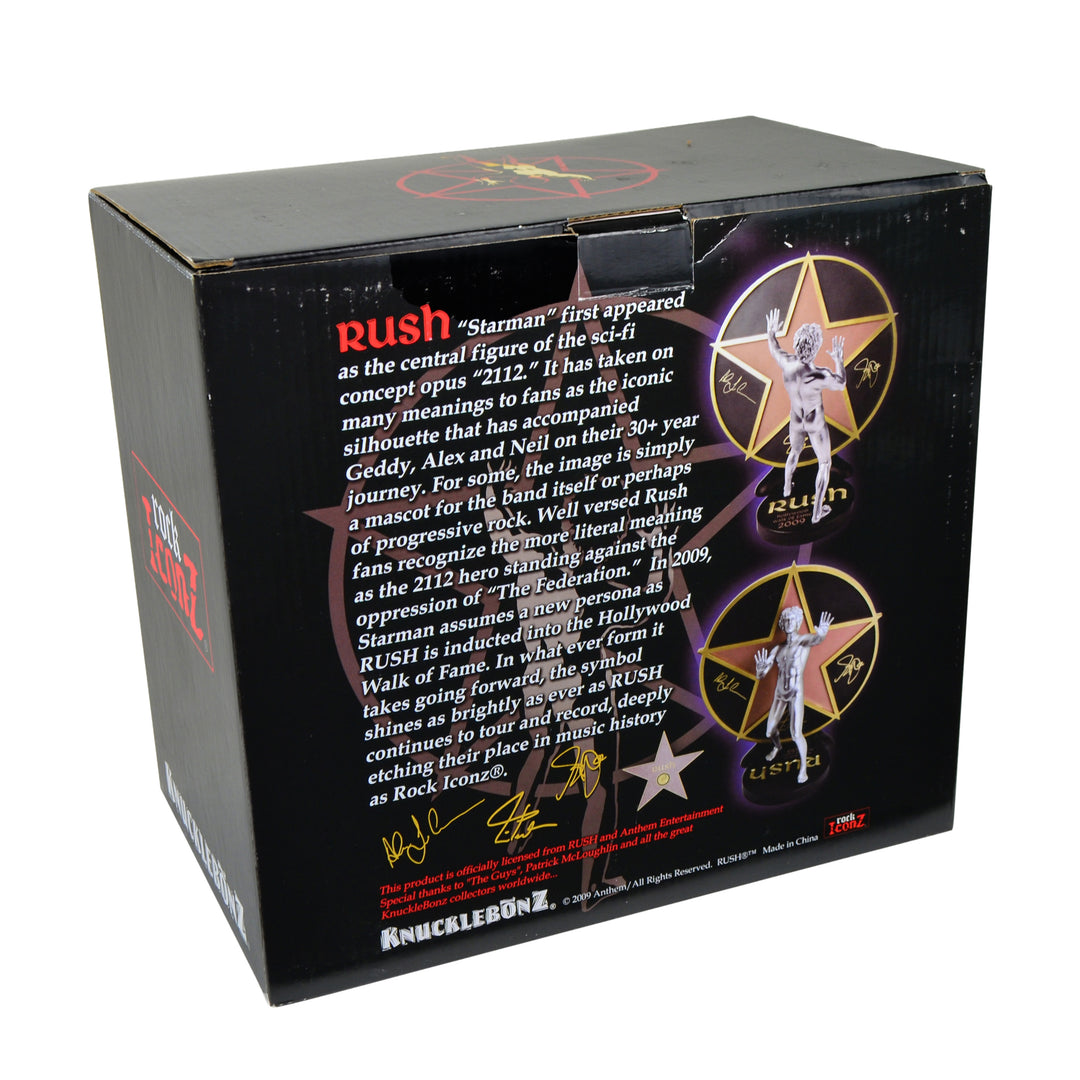 RUSH Collectible: 2009 KnuckleBonz Rock Iconz Hollywood Walk Of Fame Starman Statue 9 RUSH Collectible: 2009 KnuckleBonz Rock Iconz Hollywood Walk Of Fame Starman Statue
