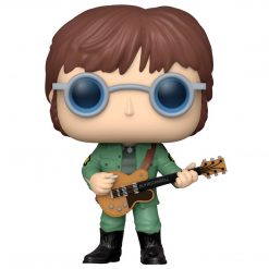 Funko Pop! Rocks The Beatles Collectible 2021 Handpicked Funko Pop Rocks John Lennon Military Figure In Funko Protector