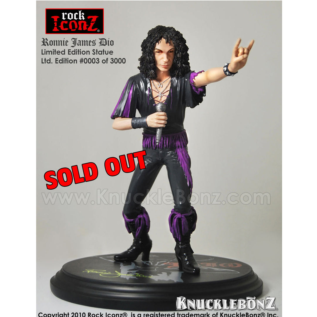 Black Sabbath Collectible: 2010 Knucklebonz Rock Iconz Ronnie James Dio Statue SOLD OUT! 14 Black Sabbath Collectible: 2010 Knucklebonz Rock Iconz Ronnie James Dio Statue SOLD OUT!