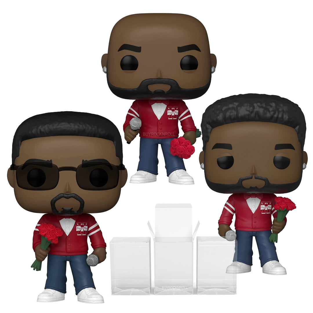 IN STOCK! Boyz To Men Collectible 2021 Funko Pop Rocks 3 Figure Set In Funko Foldable Protectors 3 IN STOCK! Boyz To Men Collectible 2021 Funko Pop Rocks 3 Figure Set In Funko Foldable Protectors