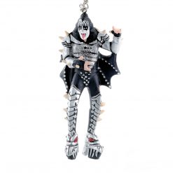 Rare KISS Collectible Kurt Adler Love Gun Gene Simmons Demon Figure Christmas Tree Ornament W/o Tag