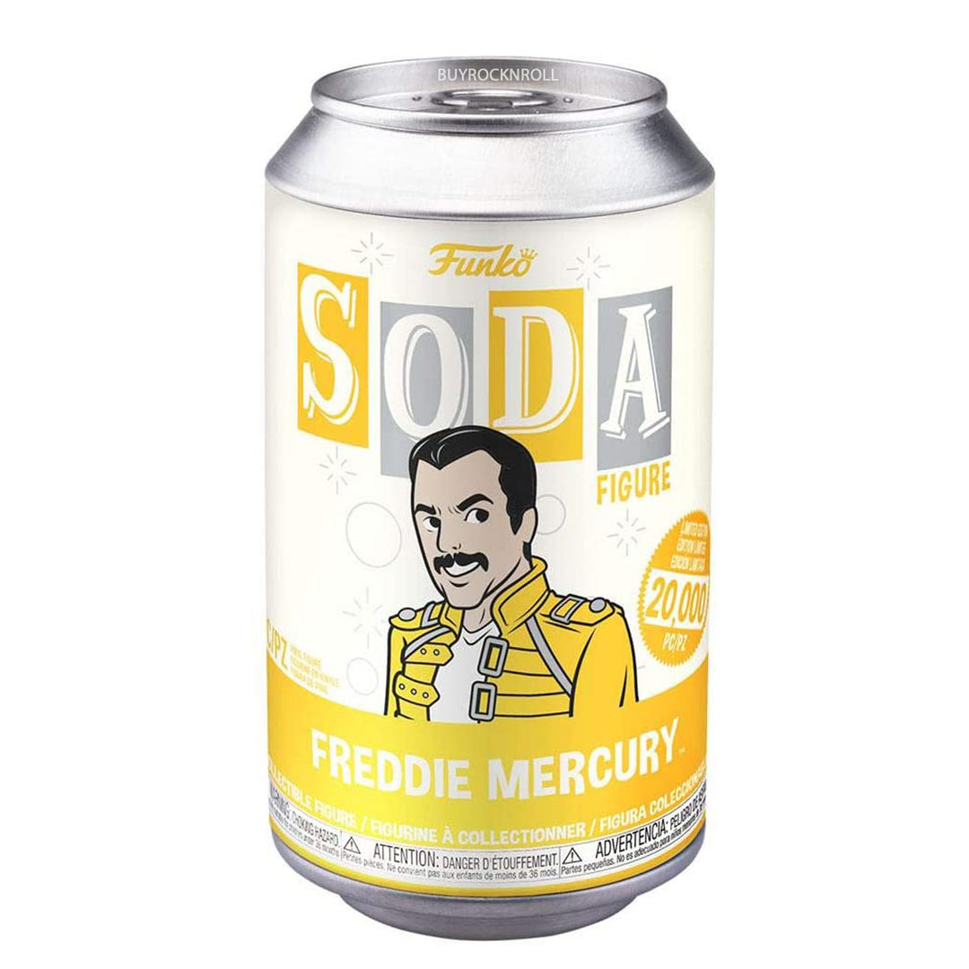 Queen Collectible 2020 Handpicked Funko Soda Freddie Mercury Vinyl Figure In Tin Soda Can 4 Queen Collectible 2020 Handpicked Funko Soda Freddie Mercury Vinyl Figure In Tin Soda Can