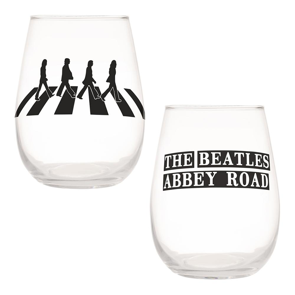 Beatles Collectibles Vandor 2018 Abbey Road 18 Oz Contour Glasses - Set Of 2 3 Beatles Collectibles Vandor 2018 Abbey Road 18 Oz Contour Glasses - Set Of 2