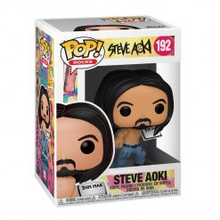 Steve Aoki Collectible 2020 Handpicked Funko Pop Rocks Aoki W/ Cake Figure #192 In Funko Protector