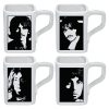 Vandor The Beatles Collectibles: 2019 White Album Square Ceramic 12 Oz Mug Set Of 4 Beatles, The