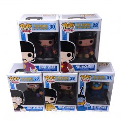 Beatles, The Rare Beatles Collectible 2012 Funko Pop! Rocks Yellow Submarine 5 Figure Set