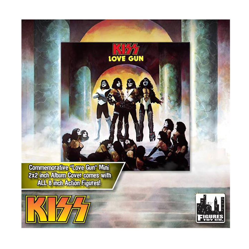 Figures Toy Company KISS Collectible 2011 Love Gun Series 1 Demon 12" Retro MEGO Style Doll 10 Figures Toy Company KISS Collectible 2011 Love Gun Series 1 Demon 12" Retro MEGO Style Doll