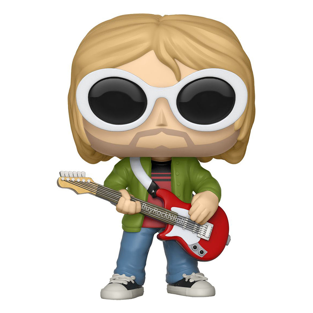 Nirvana Collectible 2018 Funko Shop Exclusive Kurt Cobain Pop! Rocks Figure #64 In Stacks Display Kurt Cobain, Nirvana 3 Nirvana Collectible 2018 Funko Shop Exclusive Kurt Cobain Pop! Rocks Figure #64 In Stacks Display Kurt Cobain, Nirvana