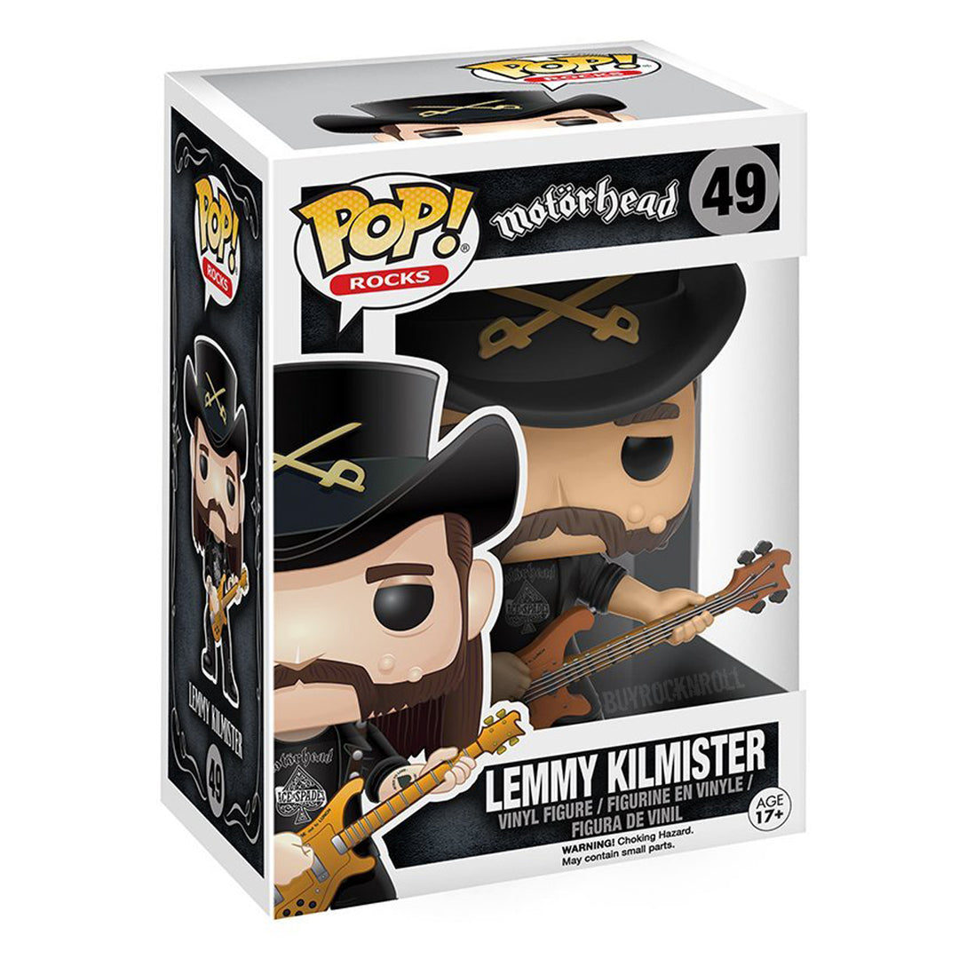 Motorhead 2016 Handpicked Funko Pop Rocks Lemmy Kilmister Figure #49 In Protector Case 4 Motorhead 2016 Handpicked Funko Pop Rocks Lemmy Kilmister Figure #49 In Protector Case