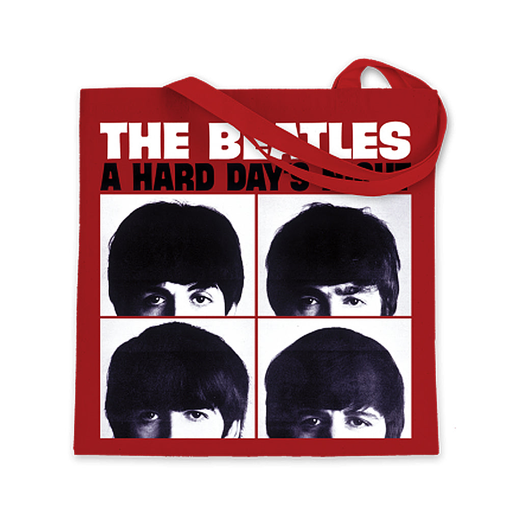 Beatles, The The Beatles Collectible 2014 Bravado A Hard Day's Night Album Red Canvas Tote Bag 3 Beatles, The The Beatles Collectible 2014 Bravado A Hard Day's Night Album Red Canvas Tote Bag