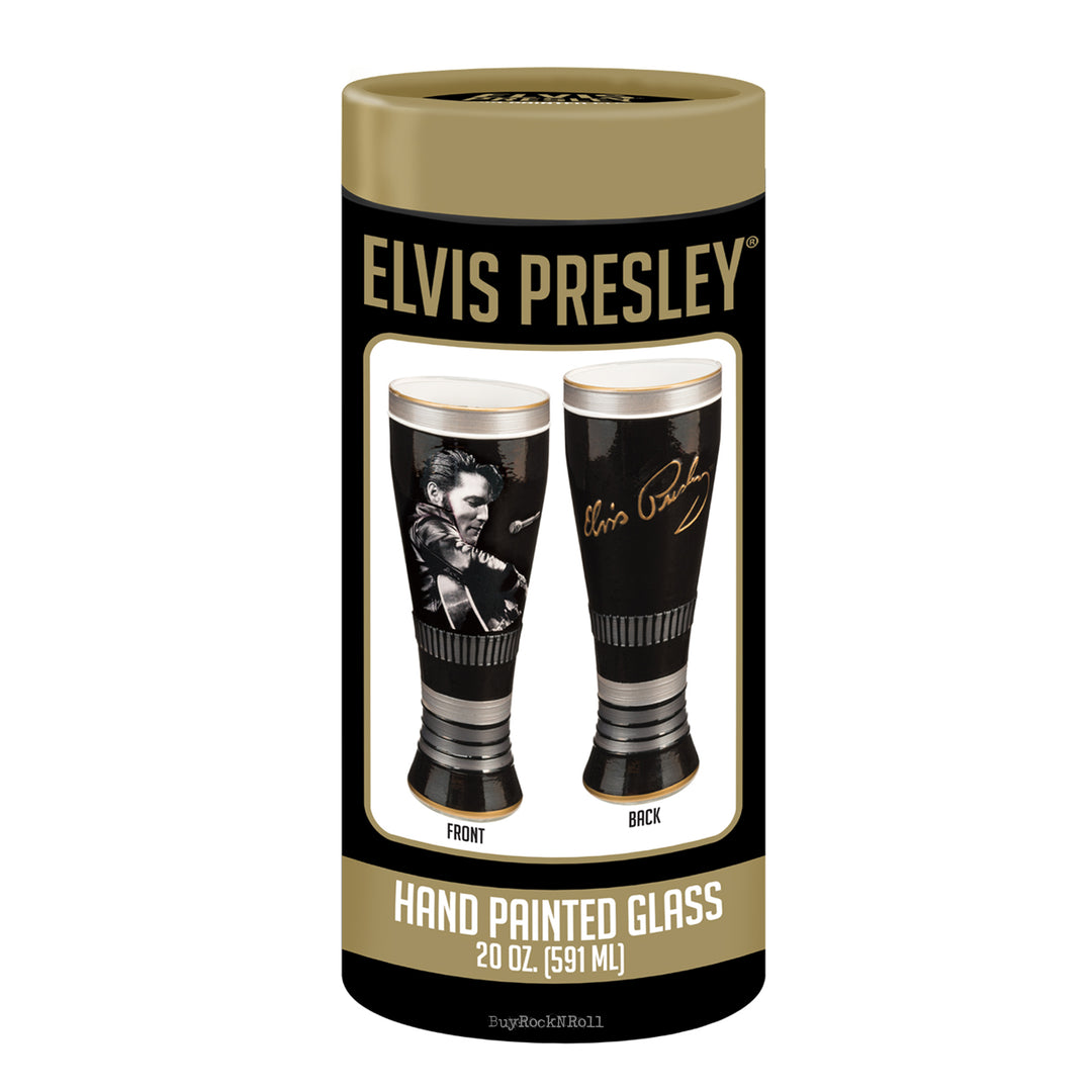 Elvis Presley Collectible Vandor 2014 King Of Rock N Roll Hand Painted 20 Glass 6 Elvis Presley Collectible Vandor 2014 King Of Rock N Roll Hand Painted 20 Glass
