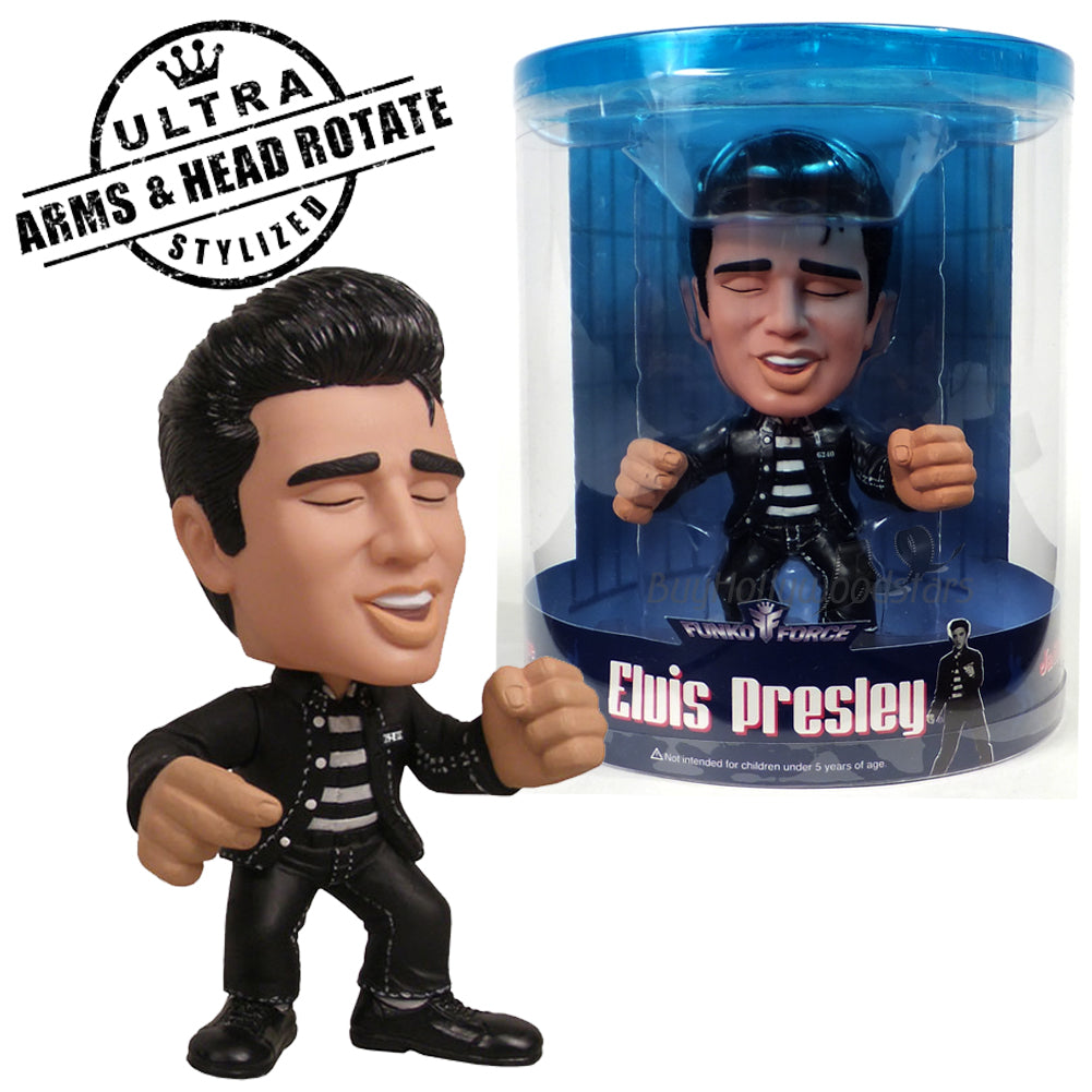 Elvis Presley Movie Collectible: 2009 Funko Force Jailhouse Rock Figure In Blue Lid Display Case 3 Elvis Presley Movie Collectible: 2009 Funko Force Jailhouse Rock Figure In Blue Lid Display Case
