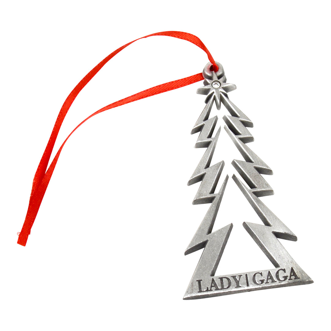 Bravado Lady Gaga Collectible 2010 Metal Christmas Tree 3" Ornament In Gift Box -Rare 3 Bravado Lady Gaga Collectible 2010 Metal Christmas Tree 3" Ornament In Gift Box -Rare