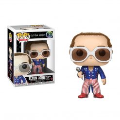 Elton John Collectible 2017 Funko POP Rocks Patriotic Figure #63 In A Protector Display Case 11 Elton John Collectible 2017 Funko POP Rocks Patriotic Figure #63 In A Protector Display Case