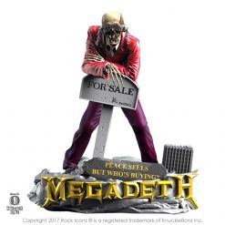 Megadeth 2017 KnuckleBonz Rock Iconz Vic Rattlehead "Peace Sells" Statue #265