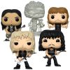 Metallica Collectible 2017 Funko POP! Rocks 4 Figure Set And Lady Justice Statue