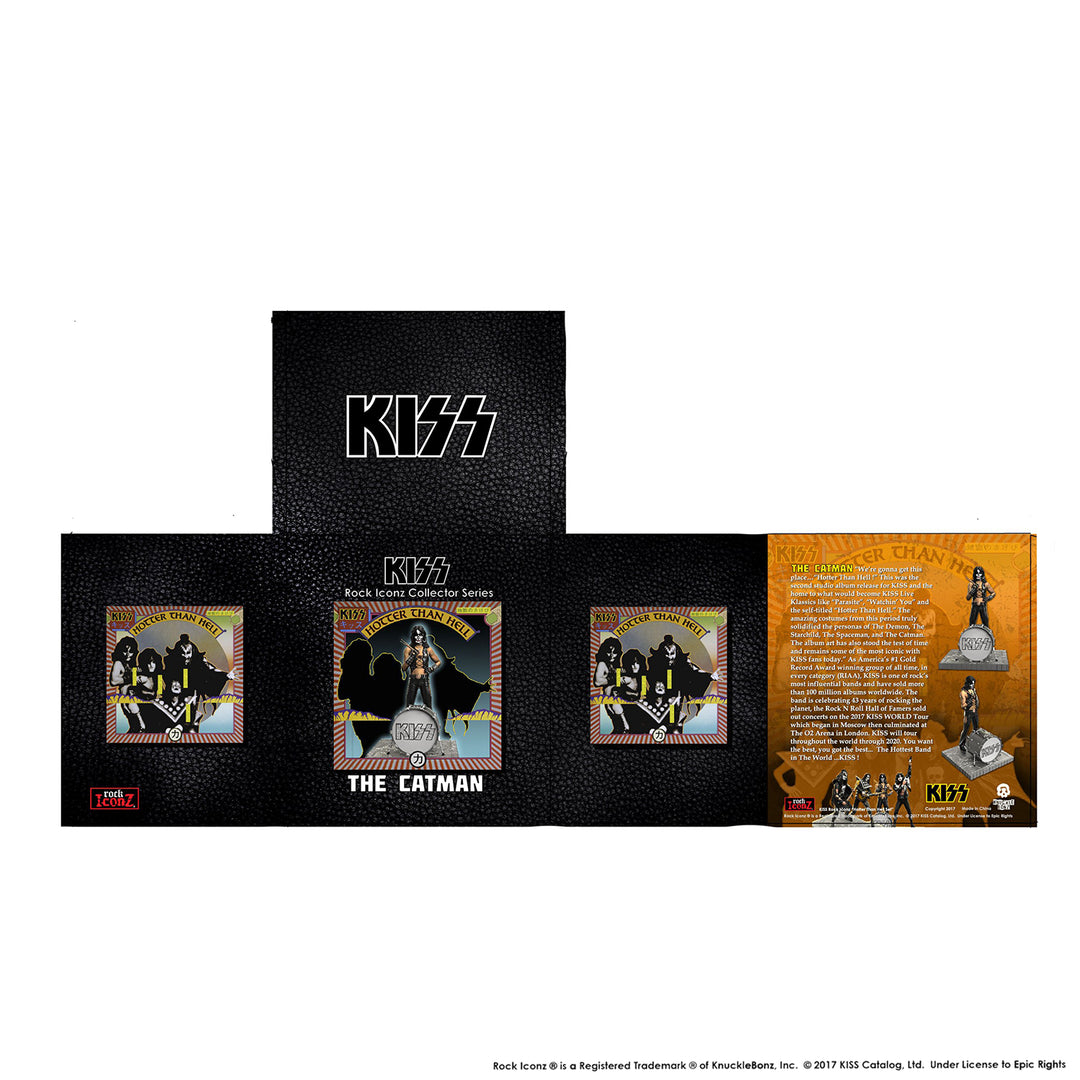 KISS 2017 KnuckleBonz Rock Iconz Hotter Than Hell Peter Criss Statue #244 /3000 7 KISS 2017 KnuckleBonz Rock Iconz Hotter Than Hell Peter Criss Statue #244 /3000