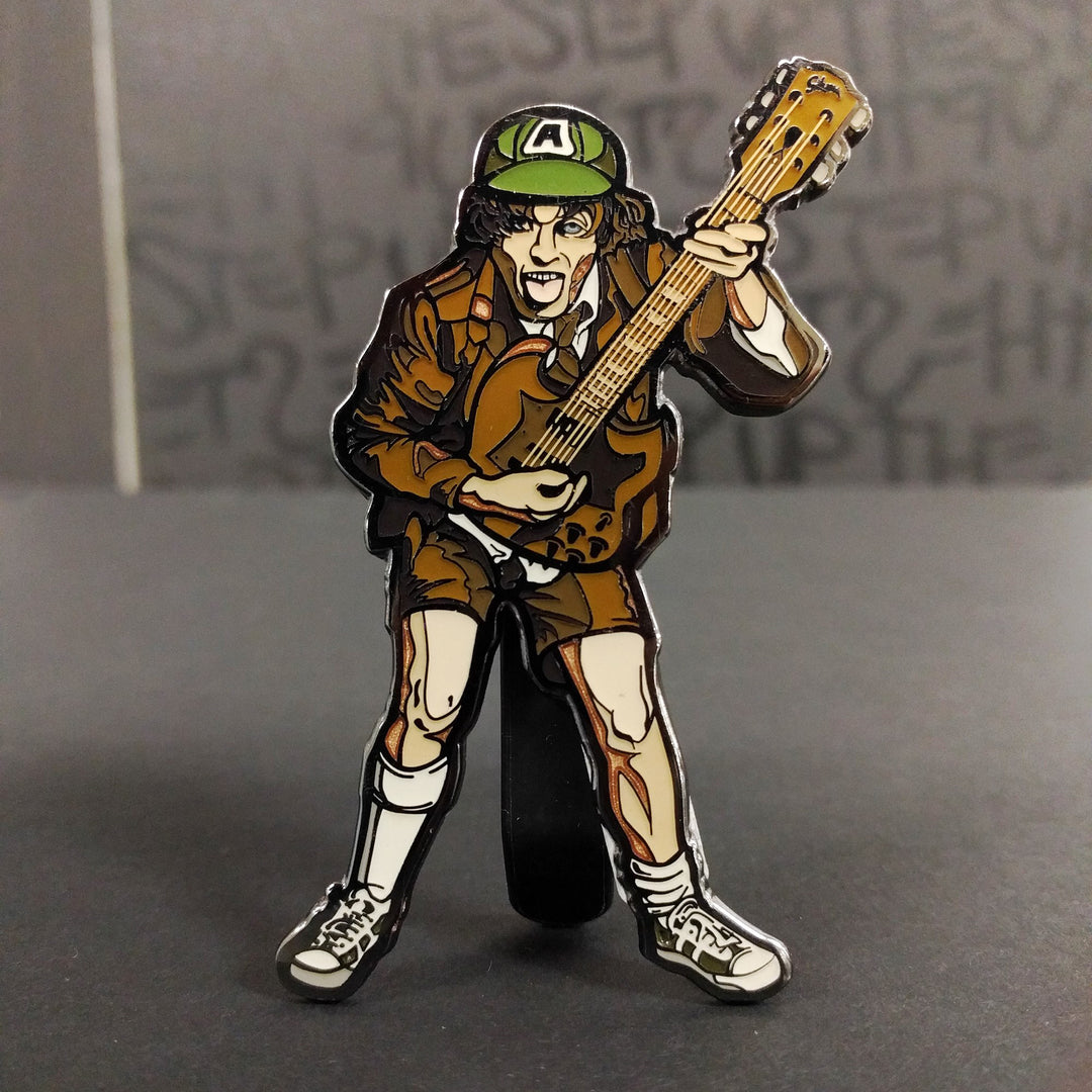 AC/DC Collectible Handpicked 2017 FiGPiN Angus Young High Voltage Pin & Display 6 AC/DC Collectible Handpicked 2017 FiGPiN Angus Young High Voltage Pin & Display