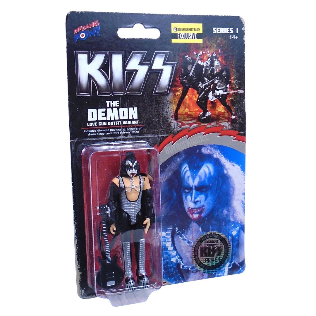 Bif Bang Powl! KISS Collectibles 2015 Bif Bang Pow! Series 1 Love G U N 3 3/4 Inch Figures & Variant Demon 5 Bif Bang Powl! KISS Collectibles 2015 Bif Bang Pow! Series 1 Love G U N 3 3/4 Inch Figures & Variant Demon
