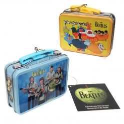 Vandor Beatles Collectibles: 2012 Kurt Adler Miniature Aladdin Lunch Box Christmas Ornaments