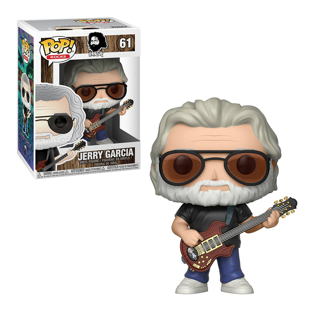 Grateful Dead Collectible 2017 Funko Pop! Rocks Jerry Garcia Figure In Protector Grateful Dead, The 6 Grateful Dead Collectible 2017 Funko Pop! Rocks Jerry Garcia Figure In Protector Grateful Dead, The